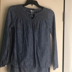 OLD NAVY DEMIN BLOUSE